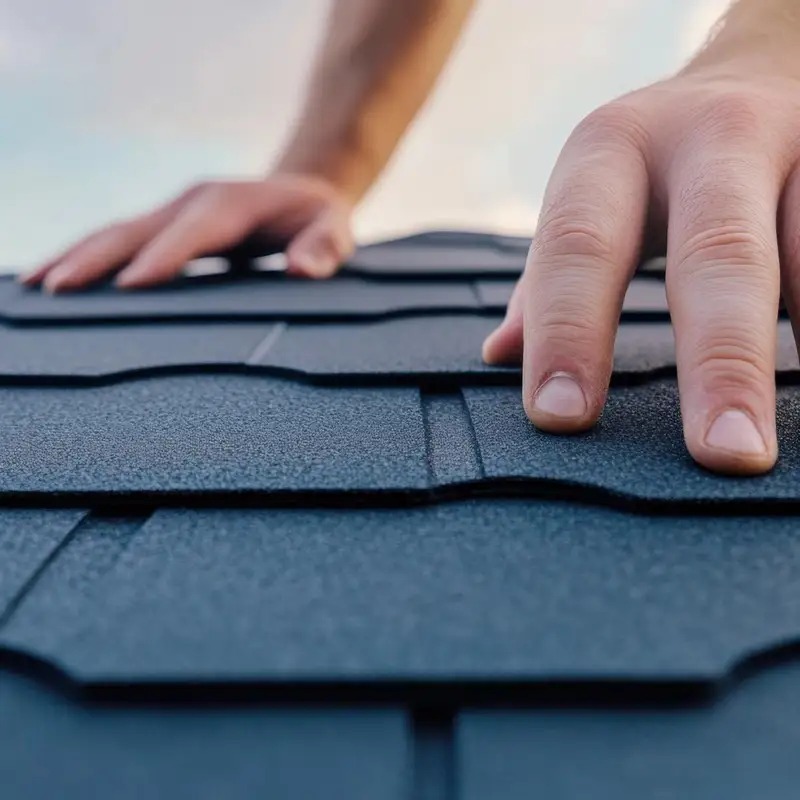 Application d'un revêtement imperméable sur une toiture