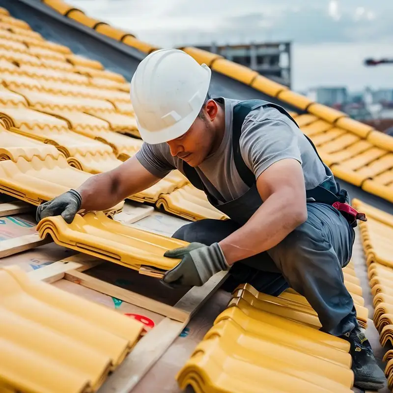 Réfection de la toiture d'une maison ancienne